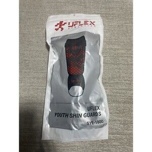 Kids Soccer Shin Guards Size Small-Medium Black Football